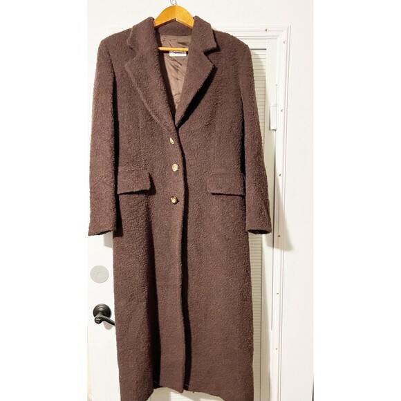 MISSONI brown Long Alpaca Mohair Women’s size 10 Vintage - Picture 1 of 10
